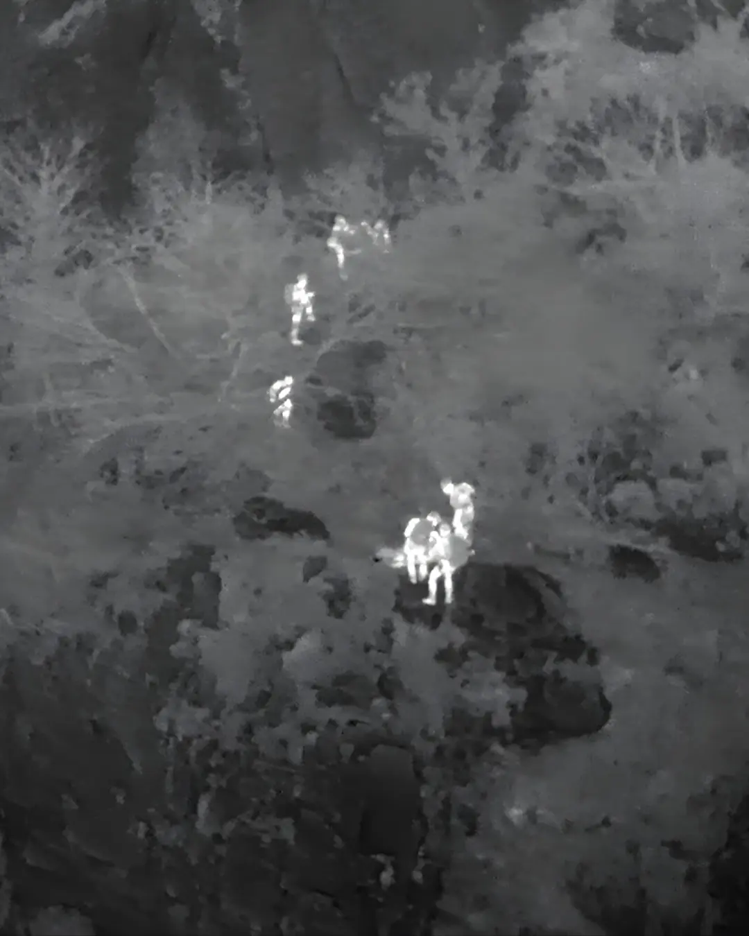 Emergency response drone in operation