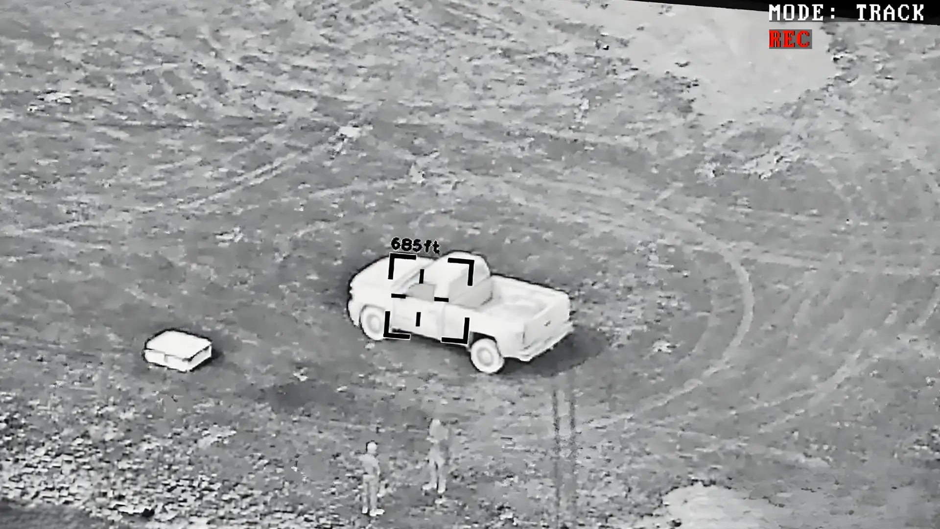 Live EO/IR thermal video feed